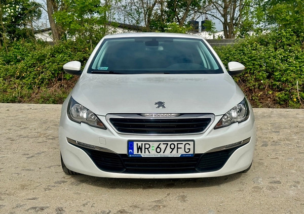 Peugeot 308 cena 28900 przebieg: 227000, rok produkcji 2015 z Wrocław małe 781